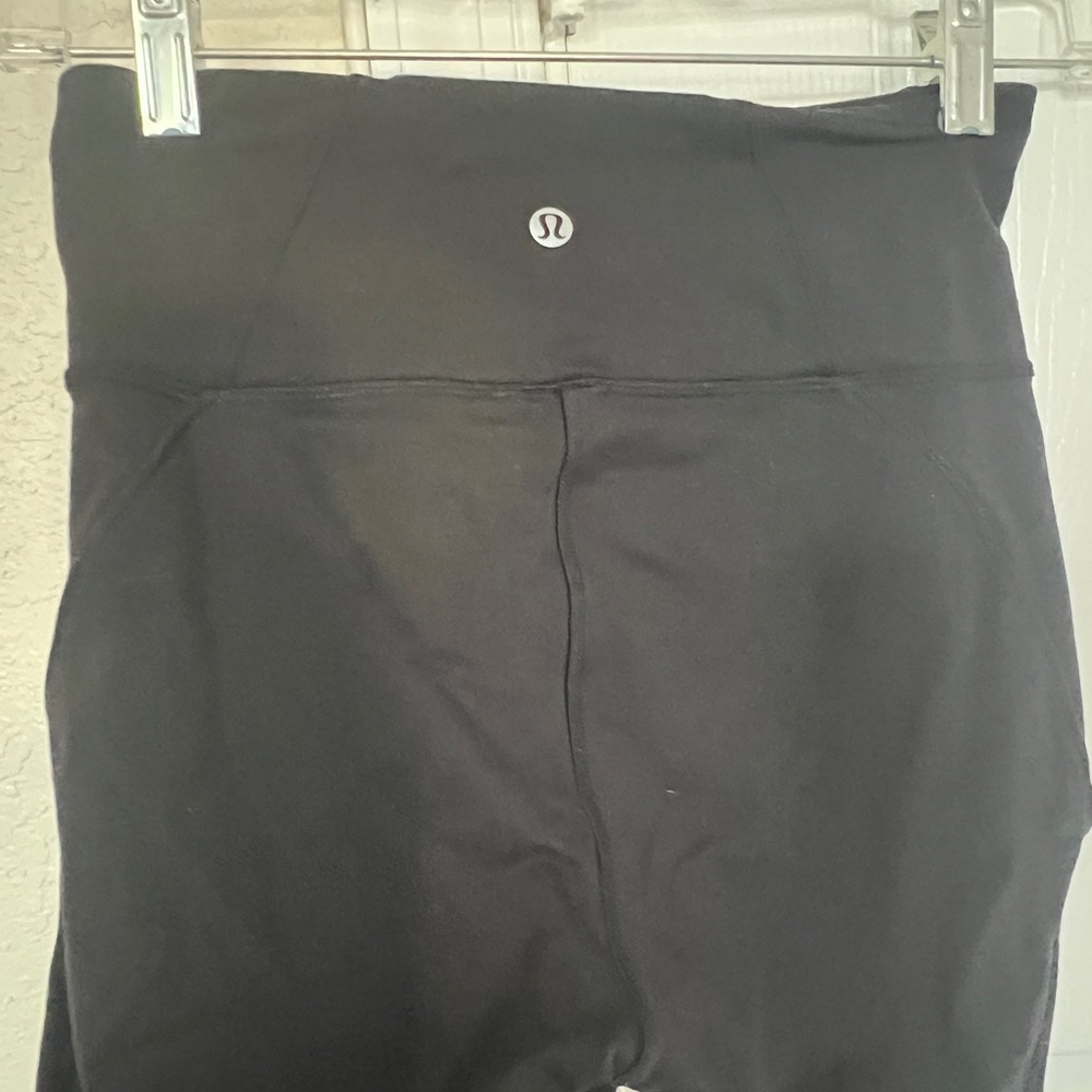 Lululemon If You're Lucky Pant - Luxtreme - mesh Women's Black and Gray Leggings